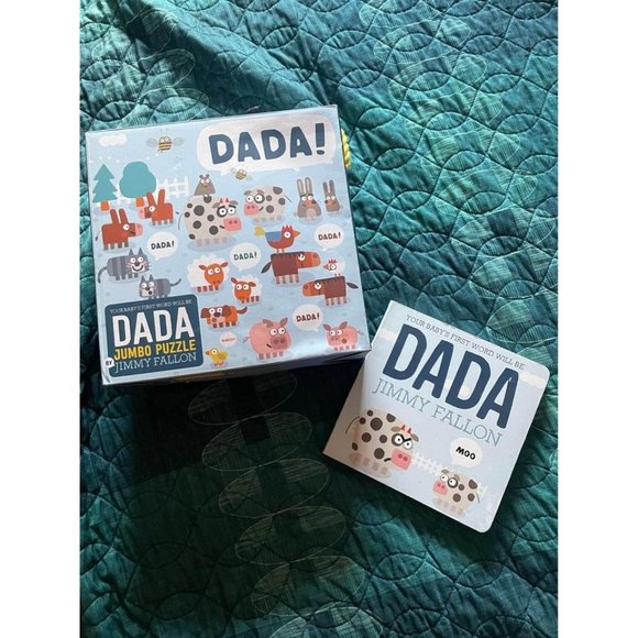 Your babys first word will be DADA‎ by jimmy fallon book and puzzle - Picture 1 of 7